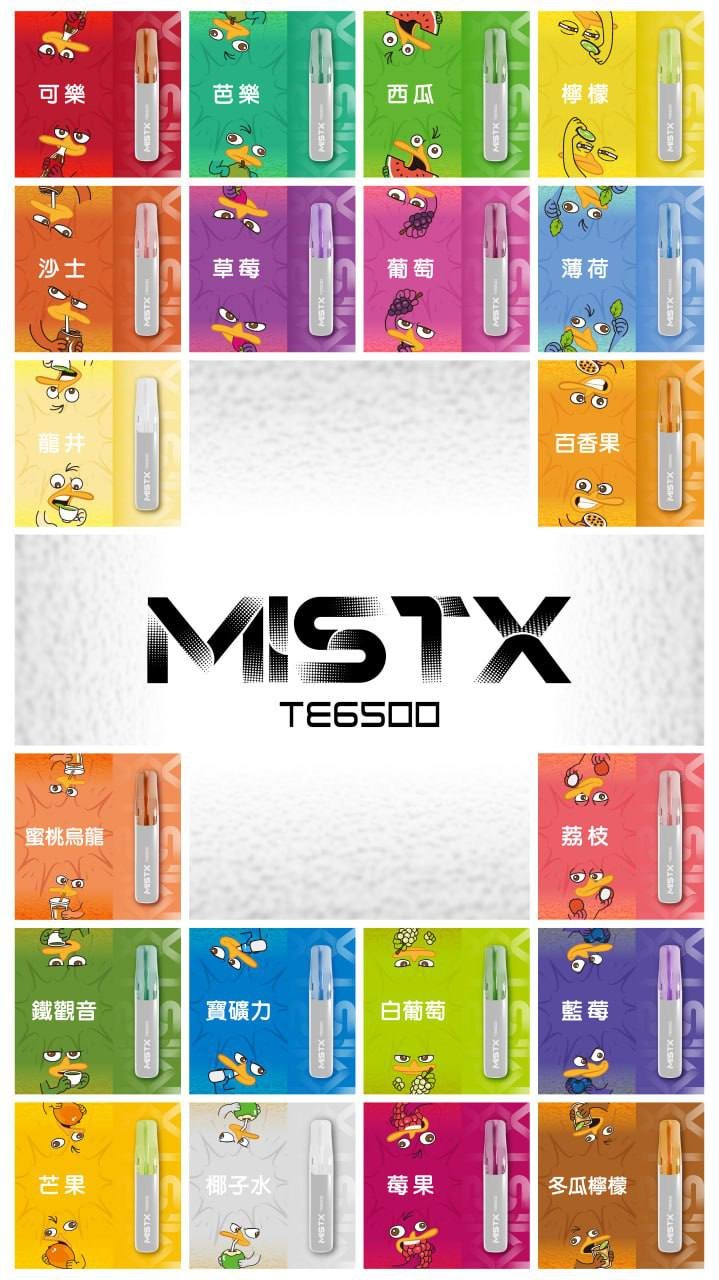 MISTX 鴨嘴獸 一次性電子煙 6500口｜拋棄式小煙 台灣現貨